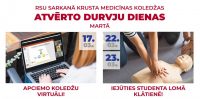 Atvērto durvju dienas medicīnas koledžā!