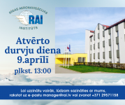 Rīgas Aeronavigācijas institūts aicina uz Atvērto durvju dienu 9. aprīlī!