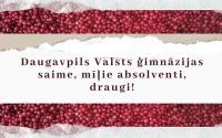 Daugavpils Valsts ģimnāzija ielūdz uz jubilejas pasākumiem